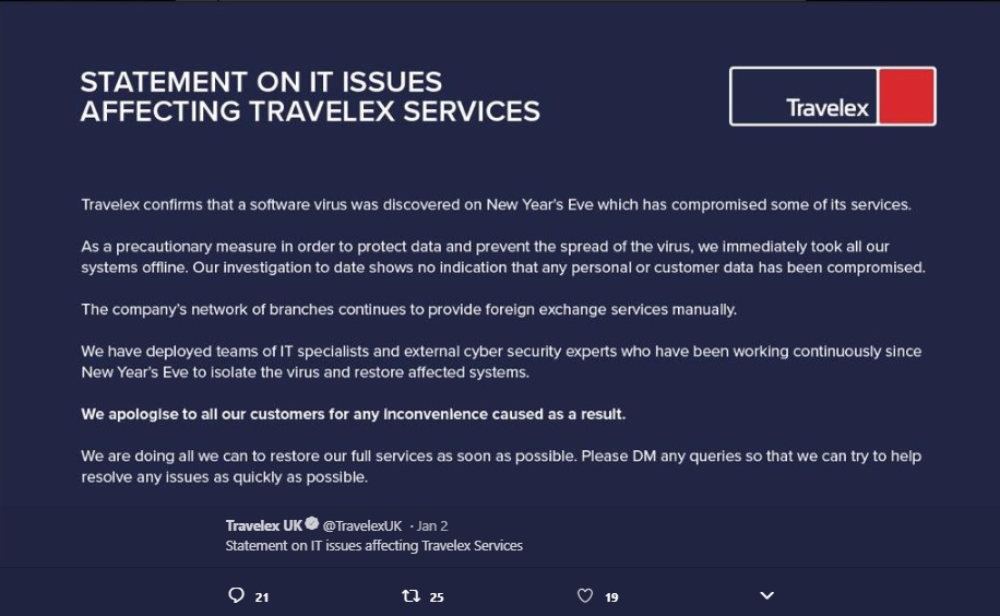 Travelex cyber attack hits travellers Information Age ACS